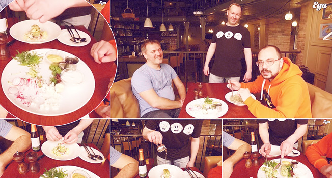 Окрошка на гёзе фото