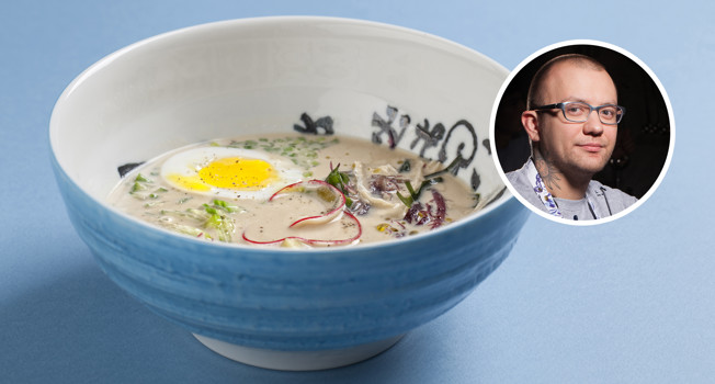 Окрошка с водорослями Евгения Мещерякова фото