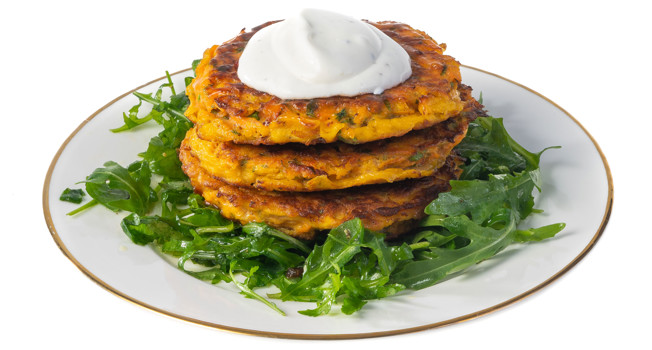 Оладьи из кабачков, моркови и прочих овощей фото