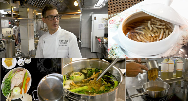 Пассателли в курином бульоне фото