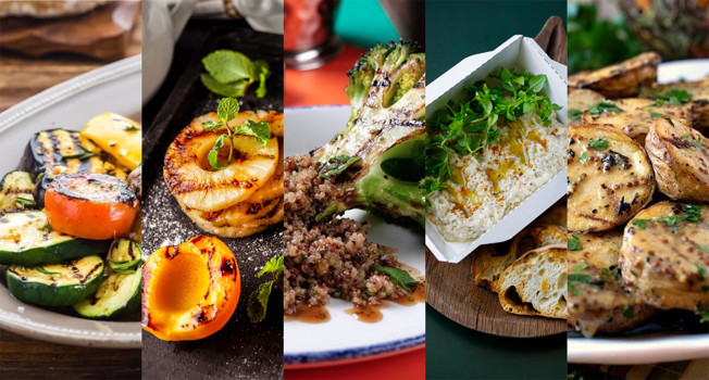 Плодово-овощной шашлык фото