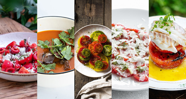 Помидоры: рецепты из ресторанов фото