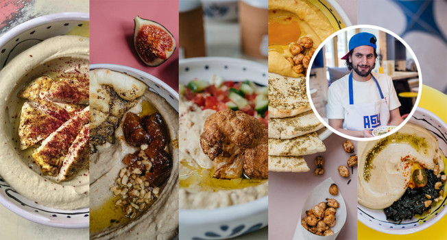 Пять хумусов Басема Заина фото