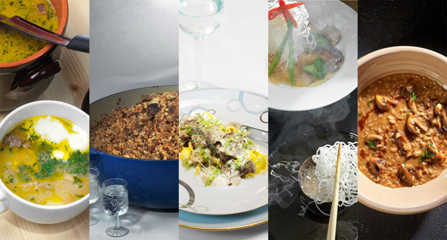 Рецепты с белыми грибами фото