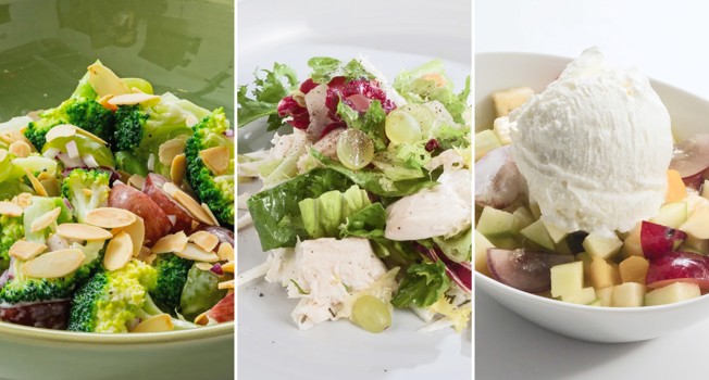 Рецепты салатов с виноградом фото