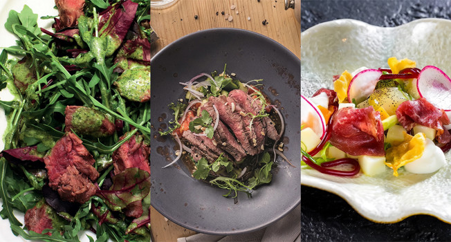 Рецепты вкусных салатов с мясом фото