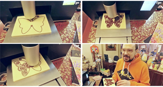 Рождение шоколадной бабочки фото