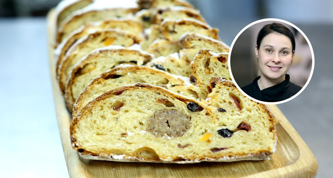 Рождественский штоллен фото