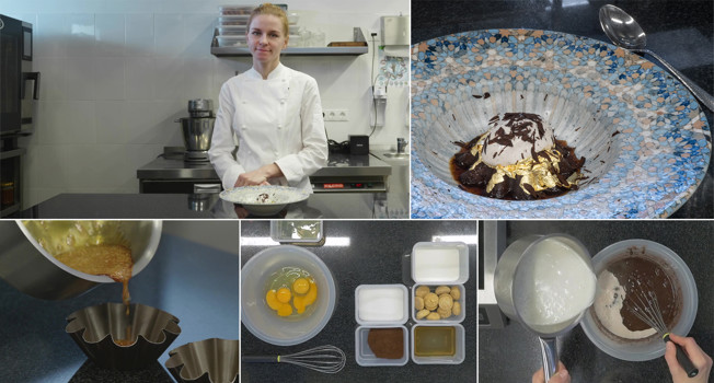 Шоколадный десерт бонет фото