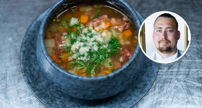 Суп из говяжьих хвостов фото