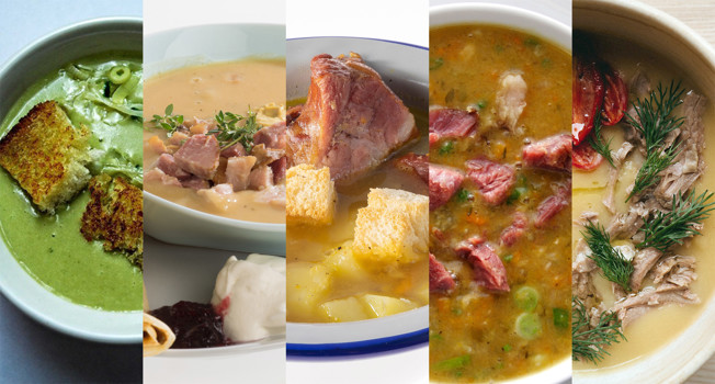 Сытные гороховые супы фото