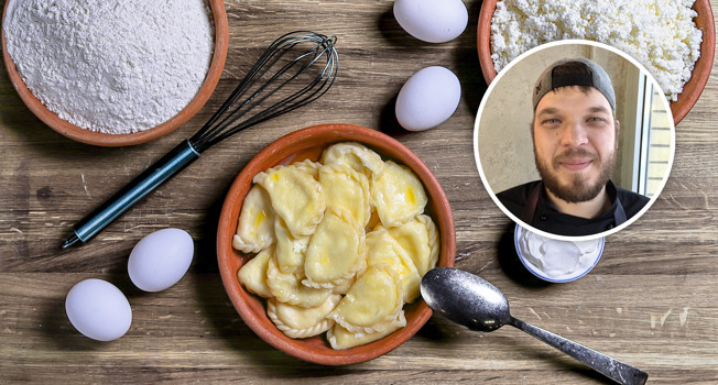 Вареники с творогом Ильи Казакова фото