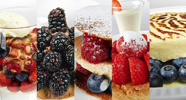 Ягодные десерты фото