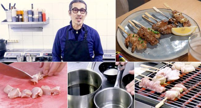 Японские шашлычки кусияки фото