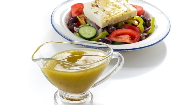 Заправка для греческого салата — рецепт соуса фото