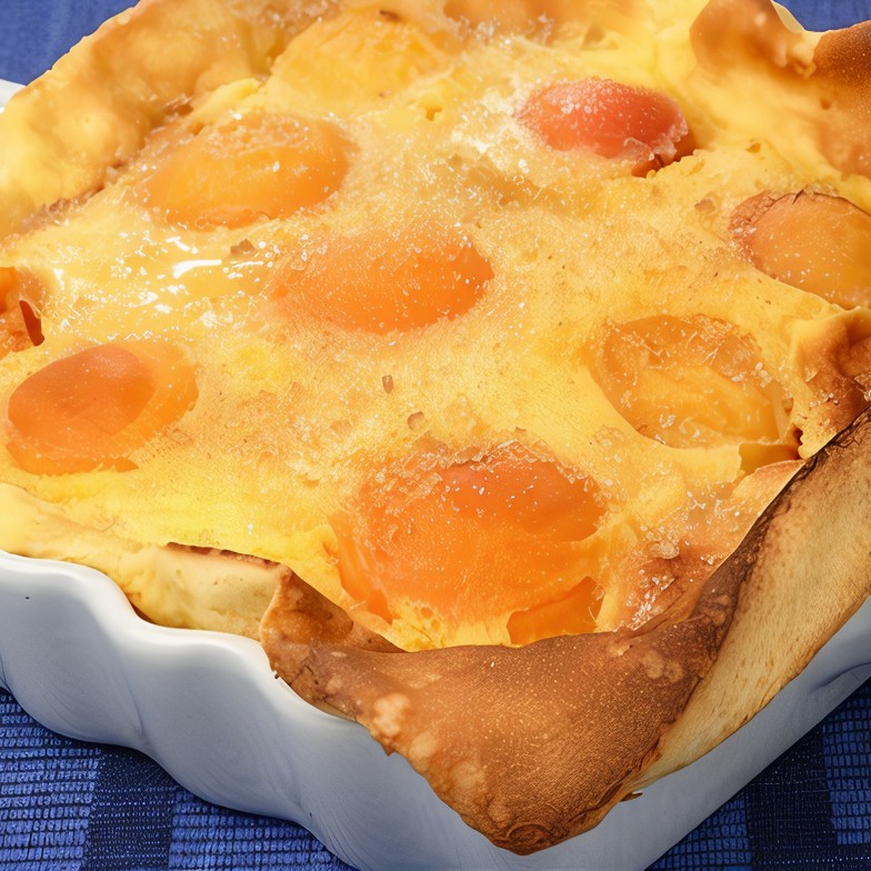 Абрикосовый пирог с грецкими орехами