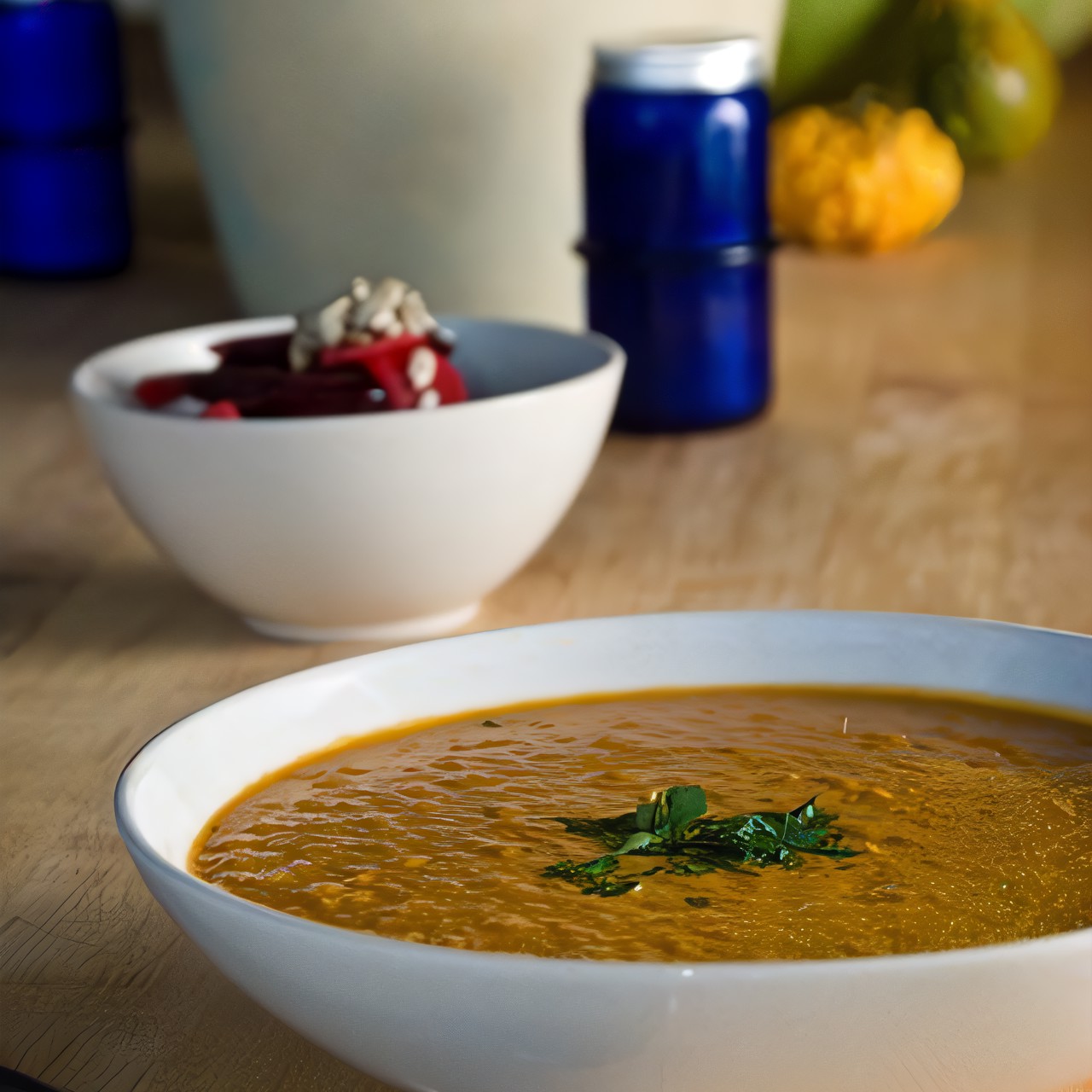 Африканский гороховый суп с яблоками