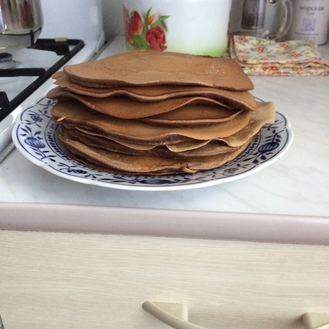 Американские панкейки с какао