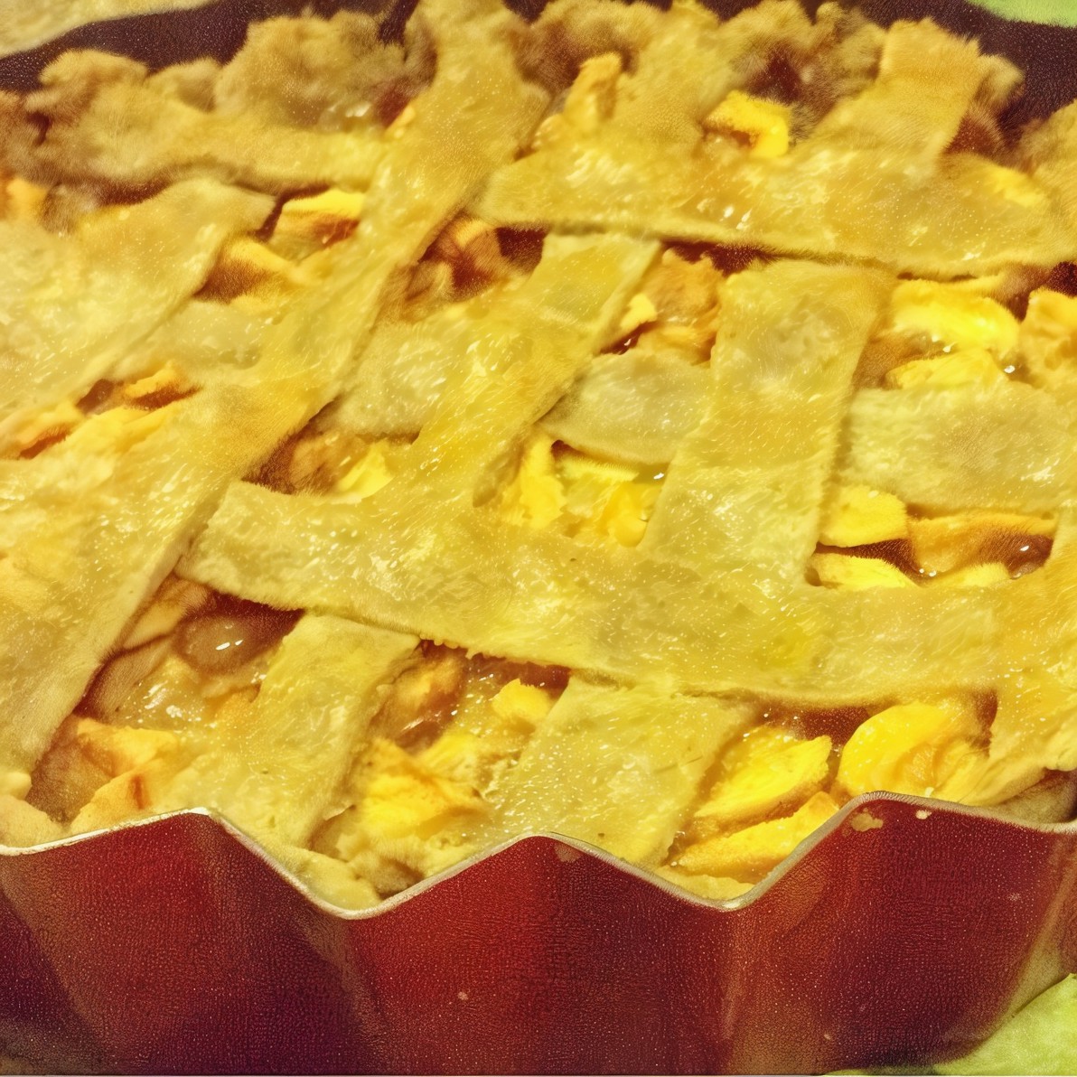 Американский яблочный пирог с мускатным орехом