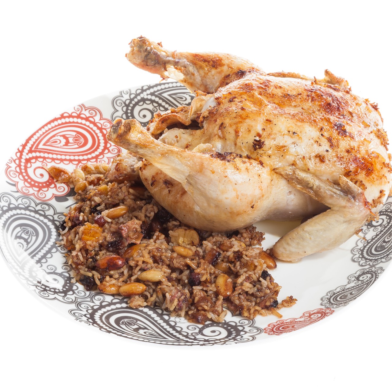 Армянская фаршированная курица амич