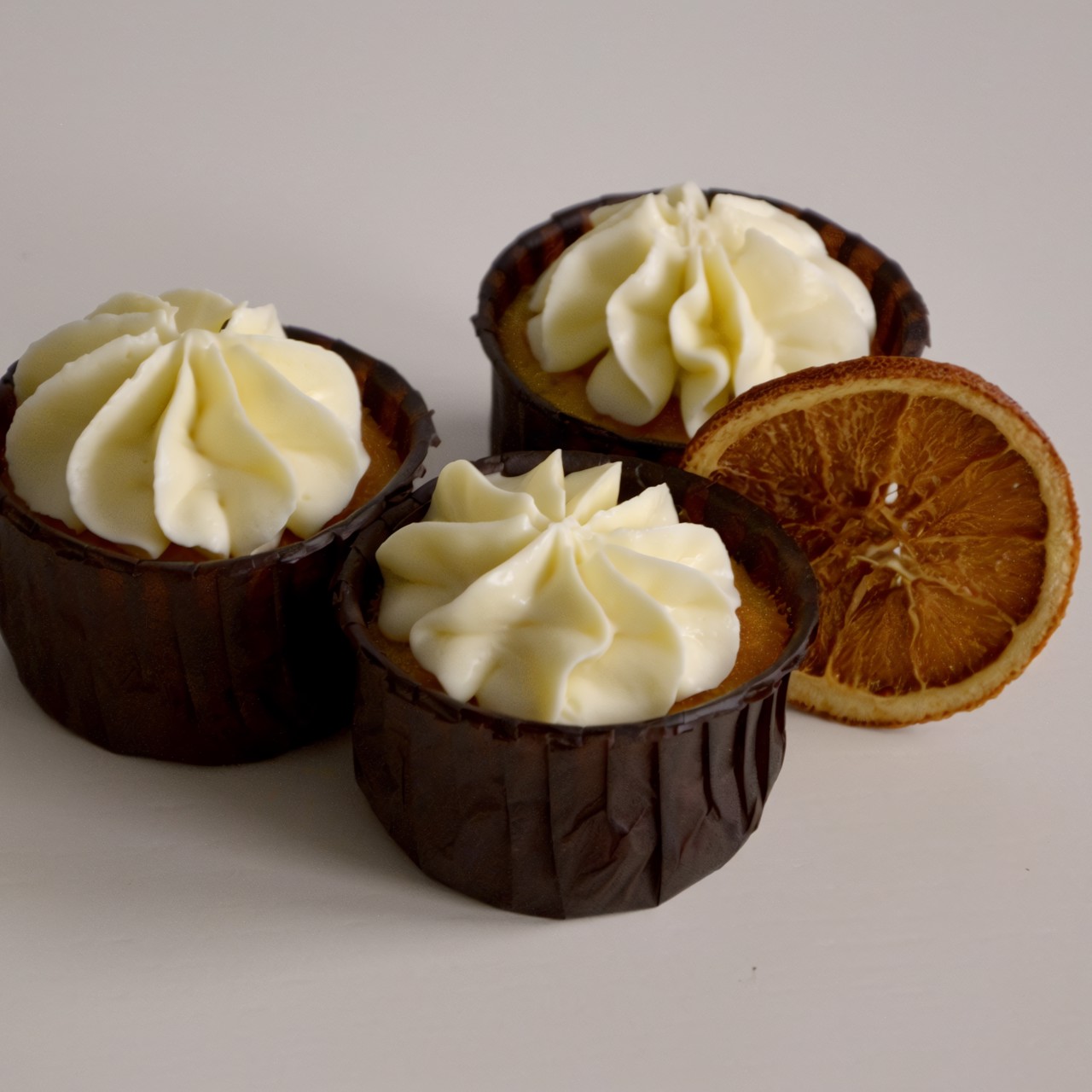 Апельсиновые капкейки