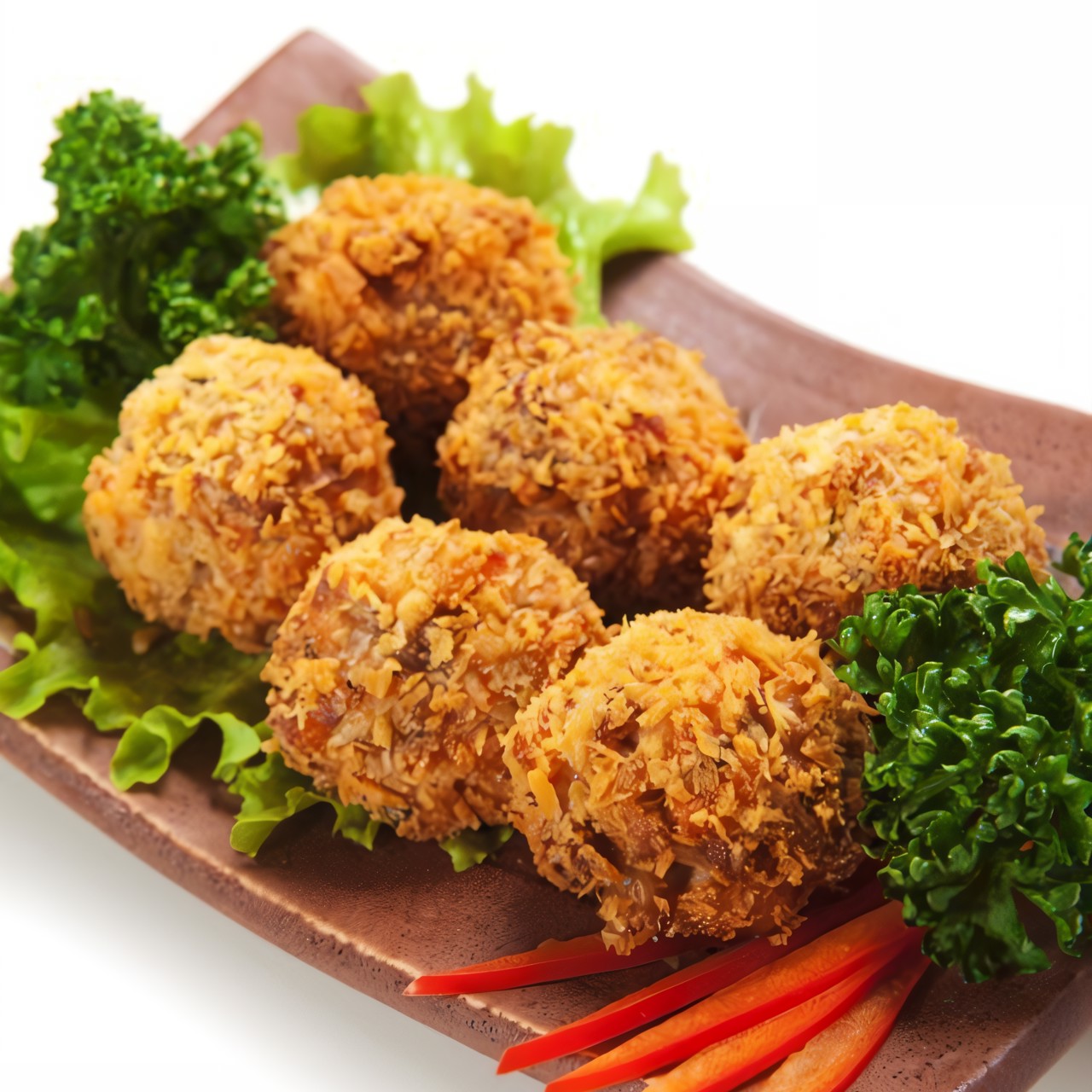 Аранчи с зеленым горошком и моцареллой