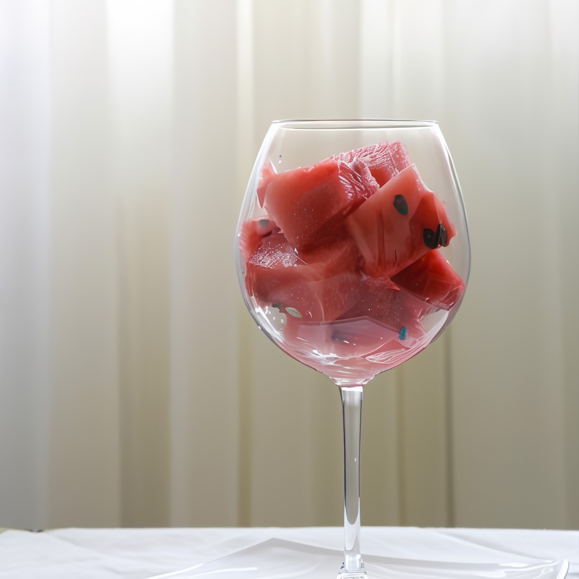 Арбузные кубики в Кампари