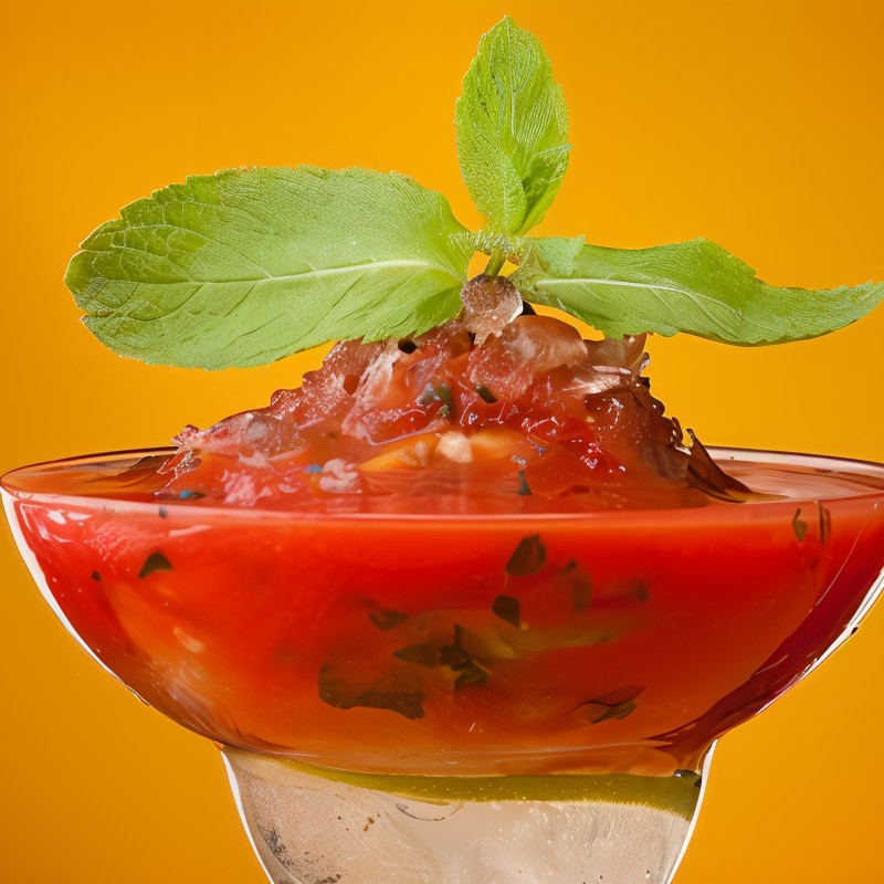 Арбузный кулер с водкой и мятой