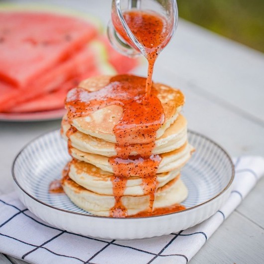 Арбузно-маковый сироп для блинчиков и панкейков