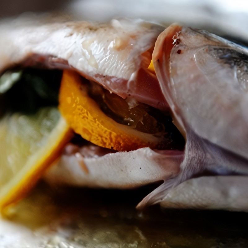 Ароматная дорада с розмарином