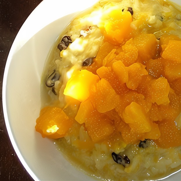 Ароматная тыквенная каша с кокосом