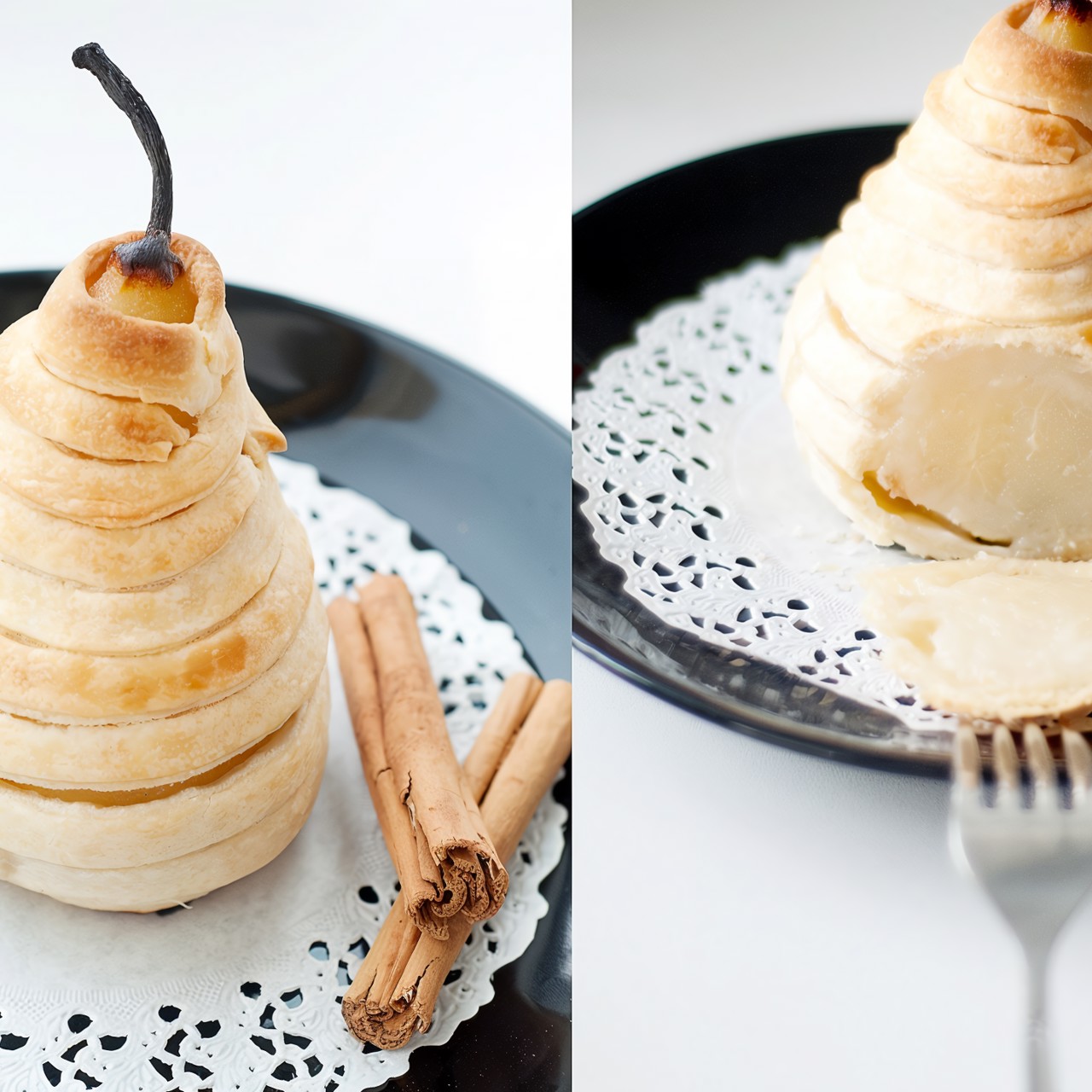 Ароматные груши в тесте