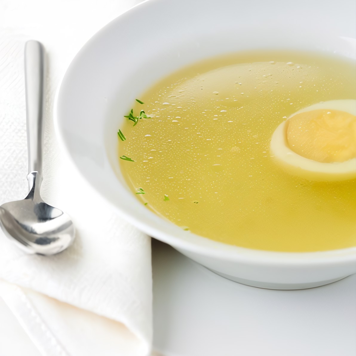 Ароматный куриный бульон