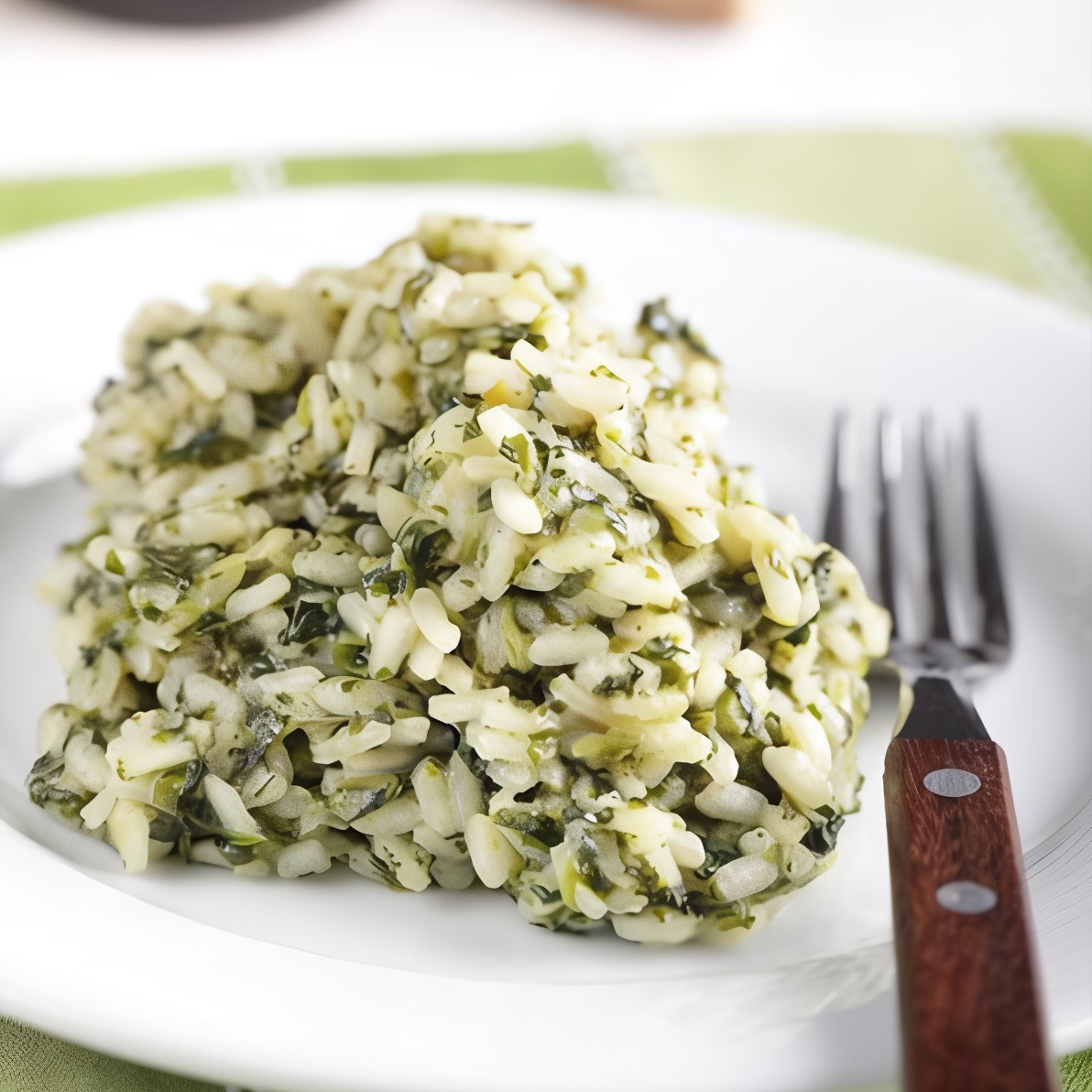 Ароматный рис с перцами поблано и зеленью