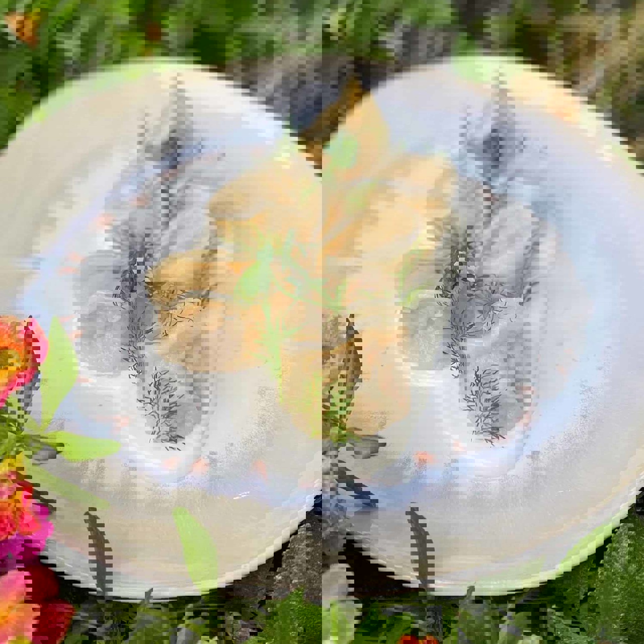 Астраханские пельмени с осетриной