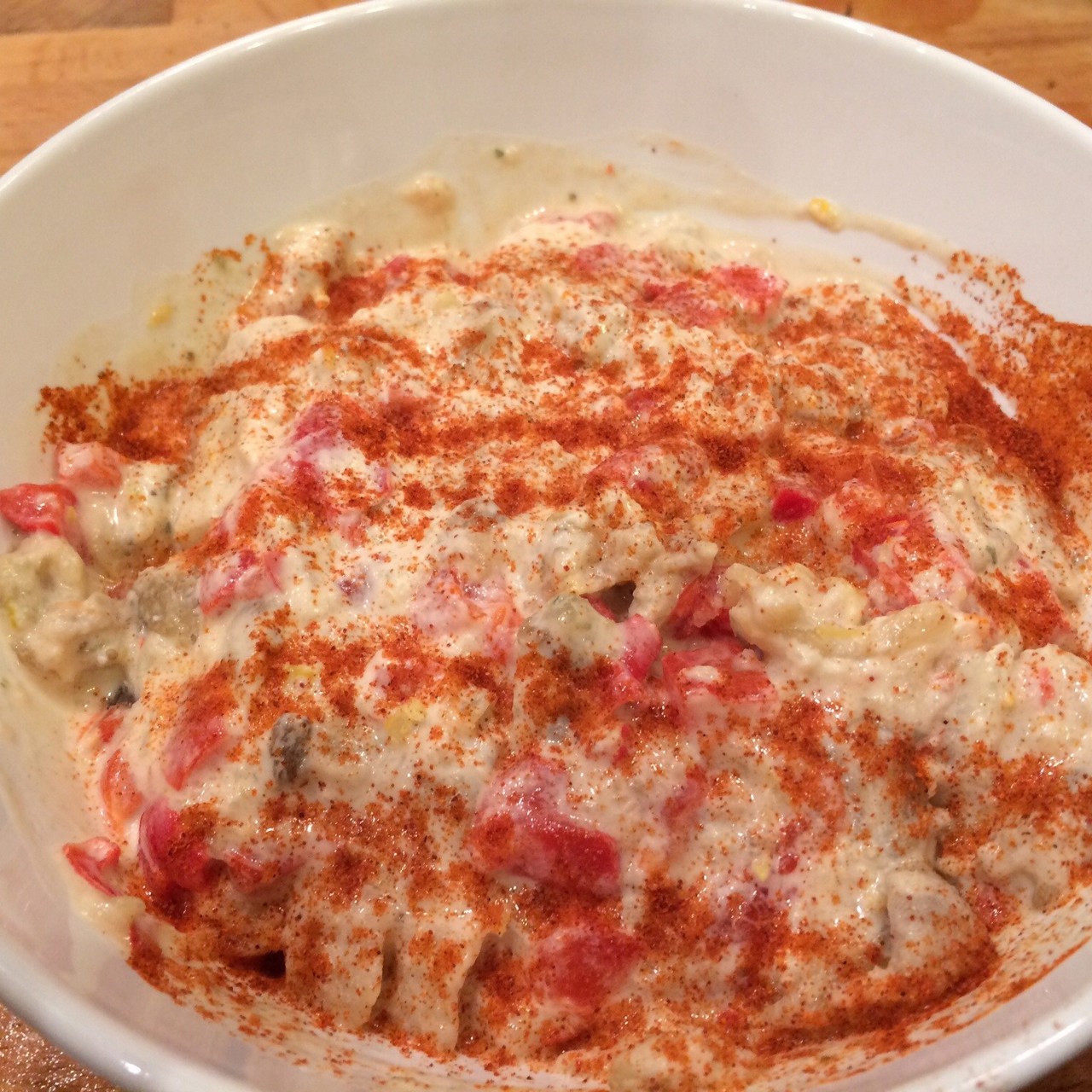 Бабагануш с печеным перцем