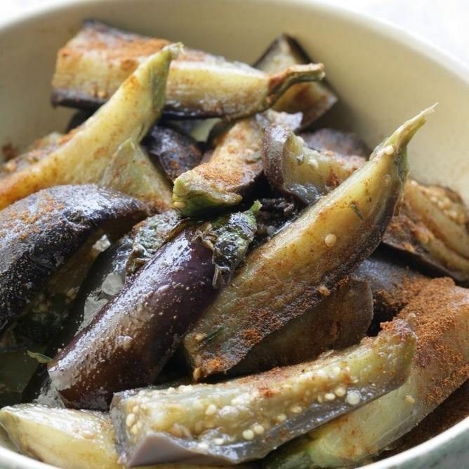 Баклажаны в лимонно-чесночном маринаде