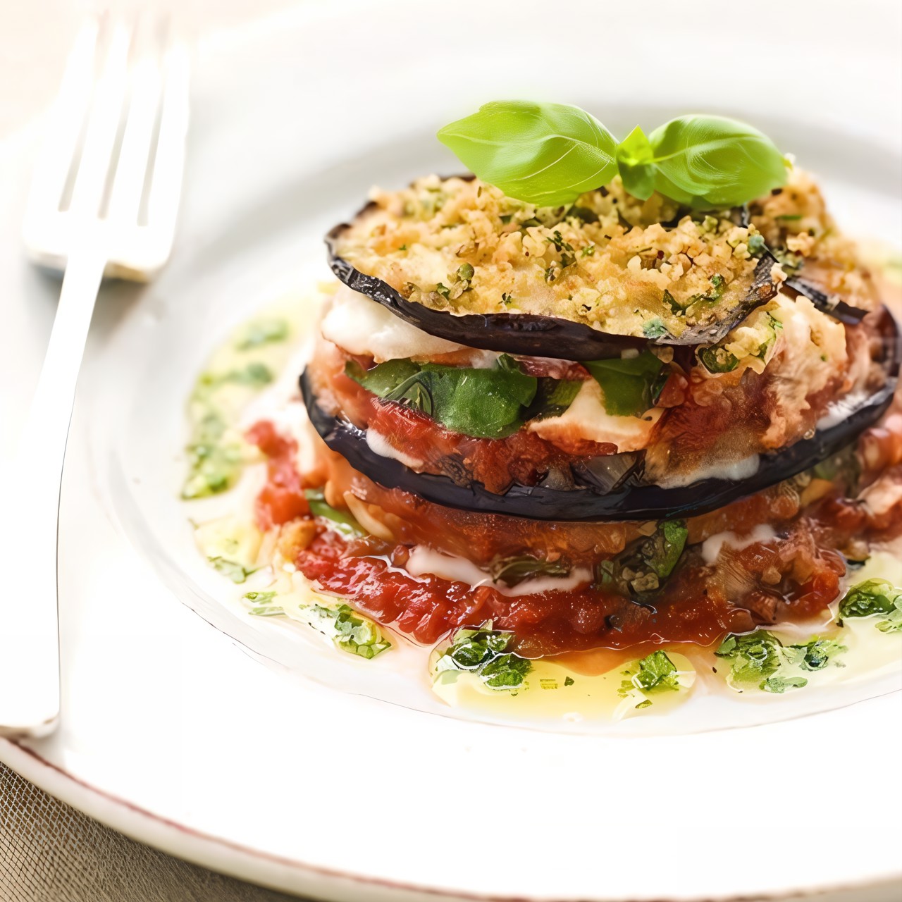 Баклажаны, запеченные с фаршем