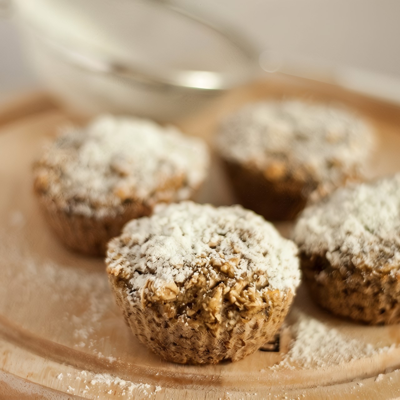 Банановые кексы с имбирем без яиц и масла