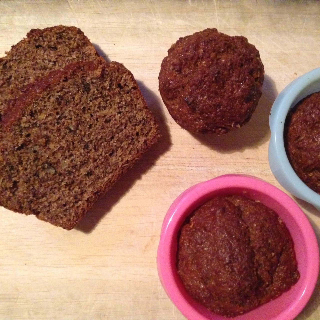 Банановый хлеб из цельнозерновой муки