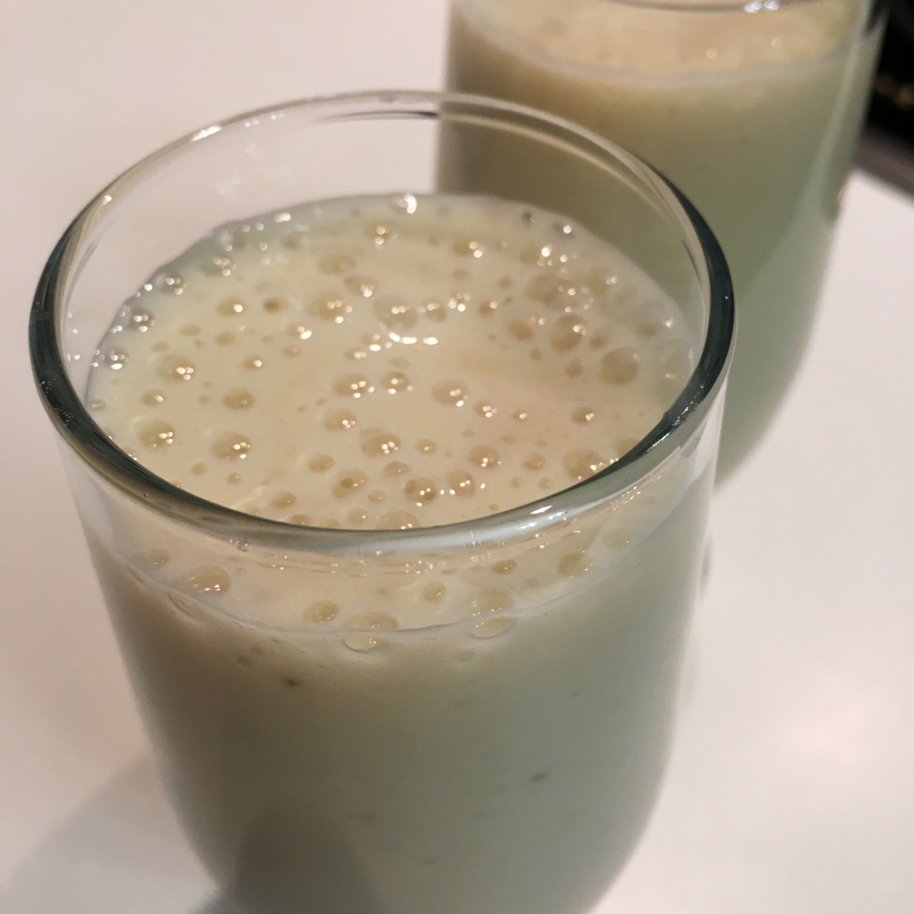 Банановый смузи с кефиром