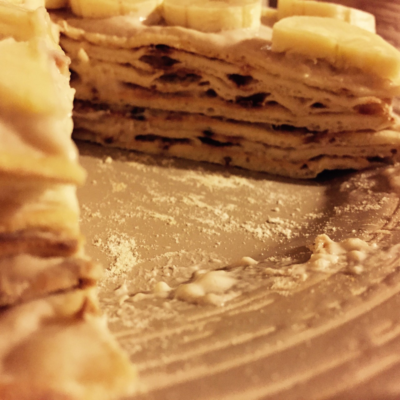 Банановый торт