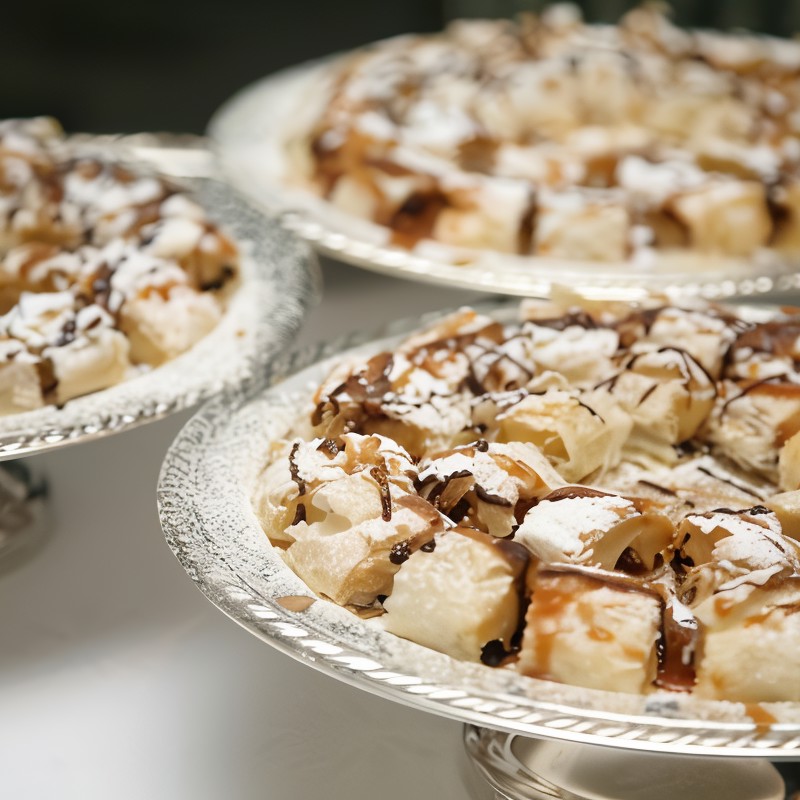 Бананово-арахисовые роллы