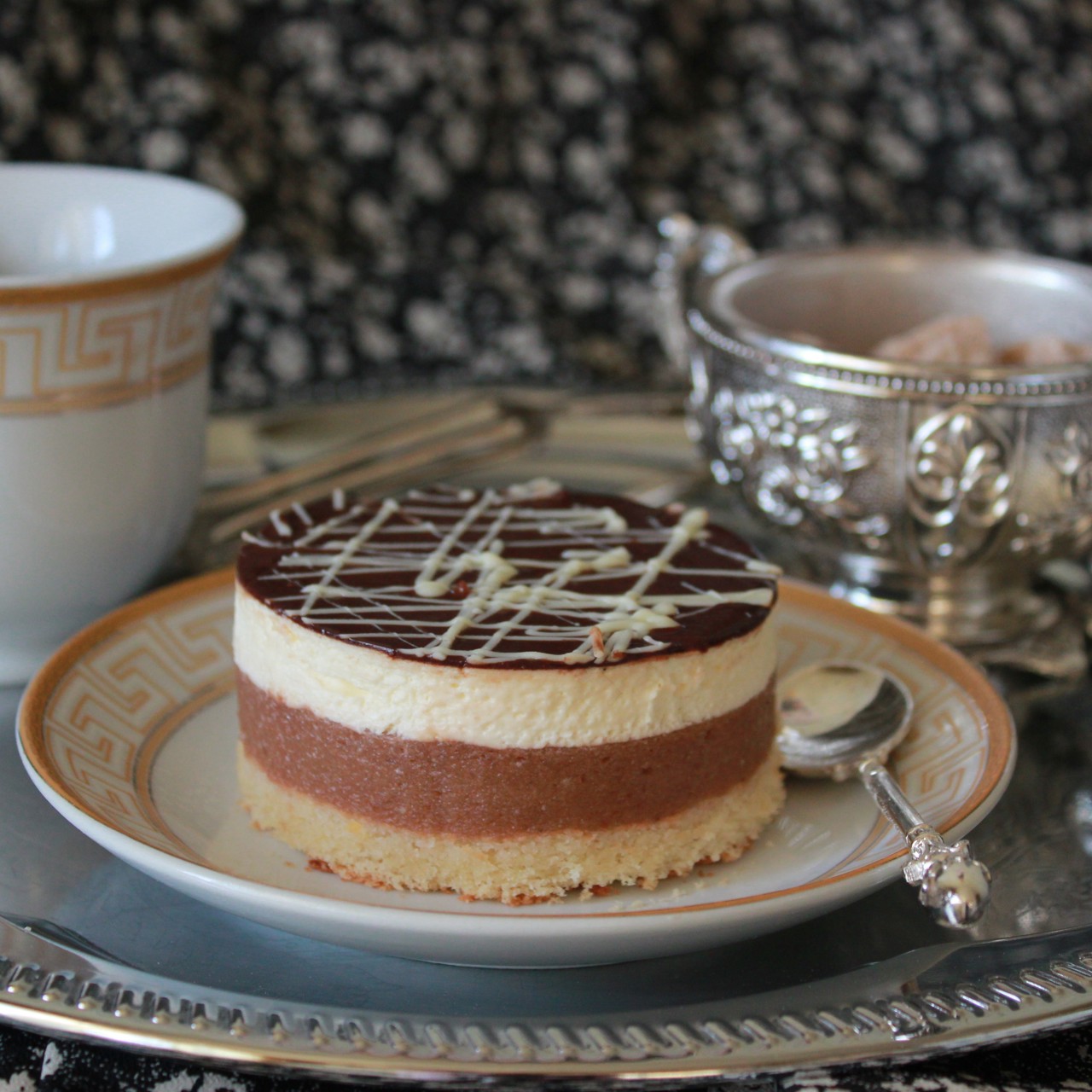 Банановое пирожное