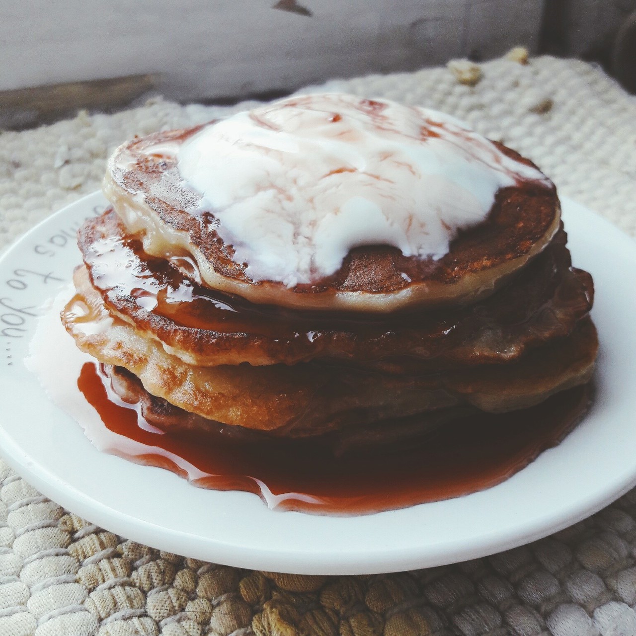 Банановые блины (оладушки)