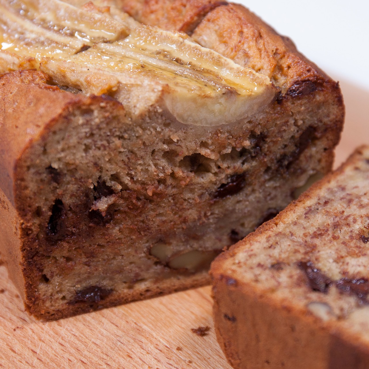 Банановый хлеб с шоколадом