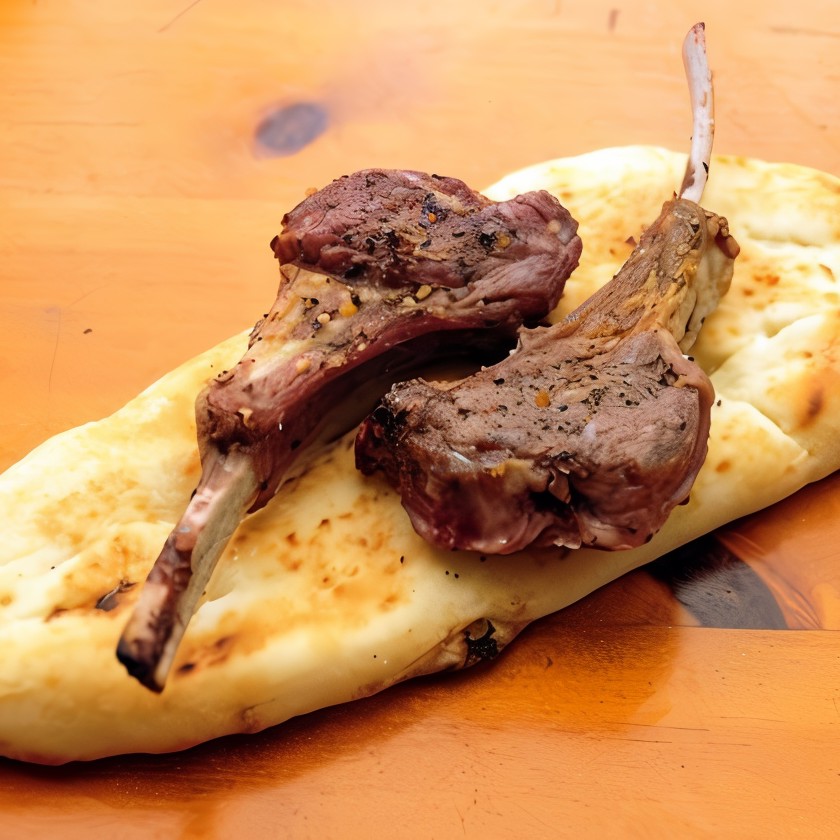 Баранина на гриле в апельсиново-травяной корочке