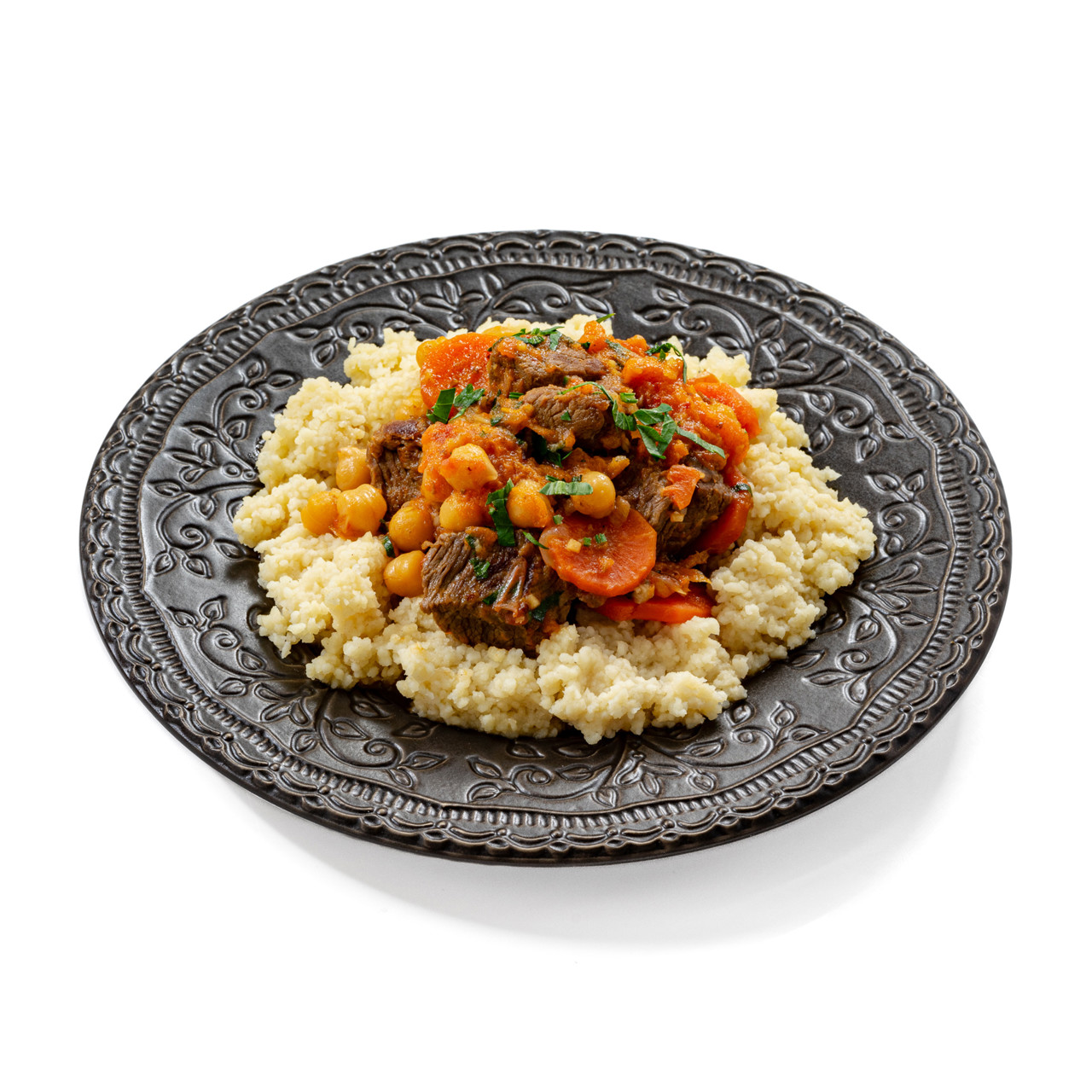 Баранина с нутом и кускусом