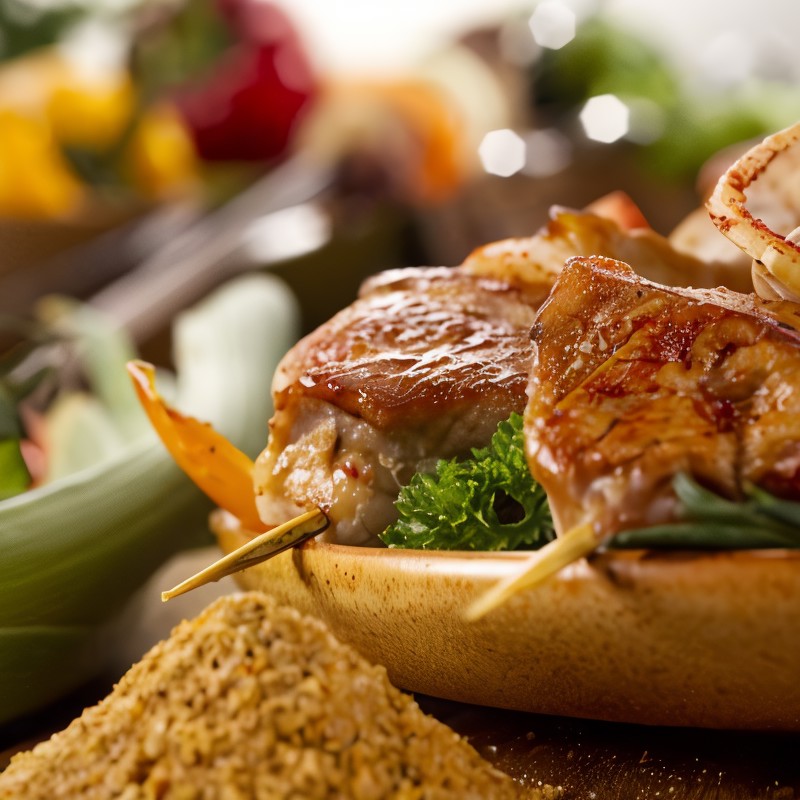 Баранина в маринаде из лимонного сока и розмарина