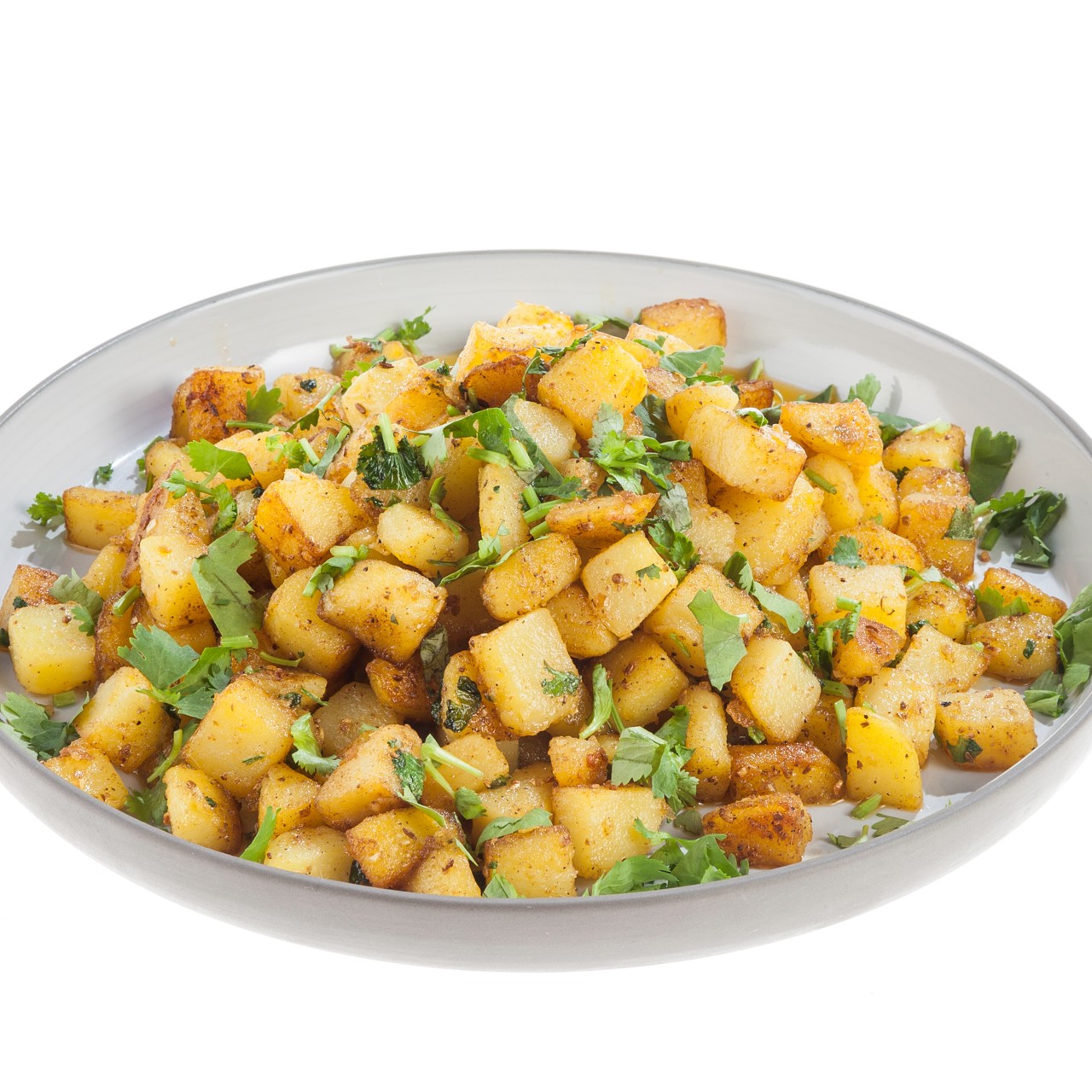 Жареная картошка батата-харра